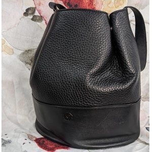 Dagne Dover Ava Bucket Bag in Onyx